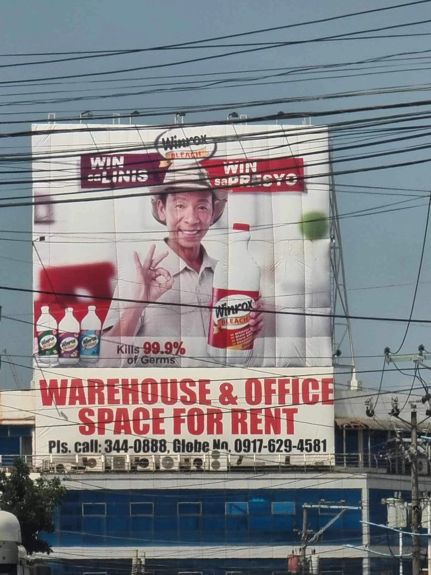 Winrox billboard, printed and installed by MCAV